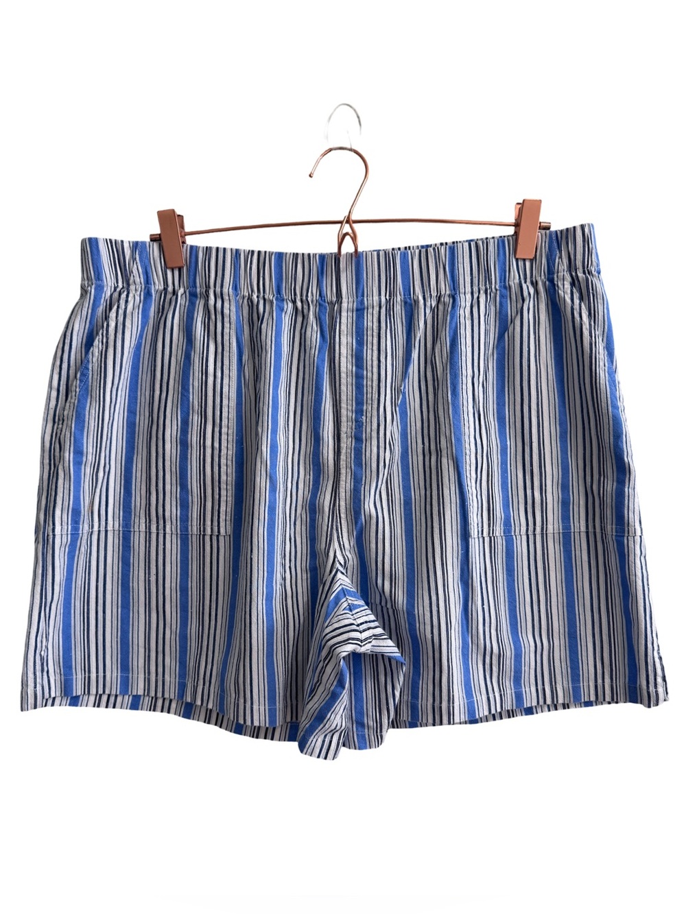 Emily Daniel’s 100% Cotton Sheeting Coastal Chic Pull On Shorts Size XL